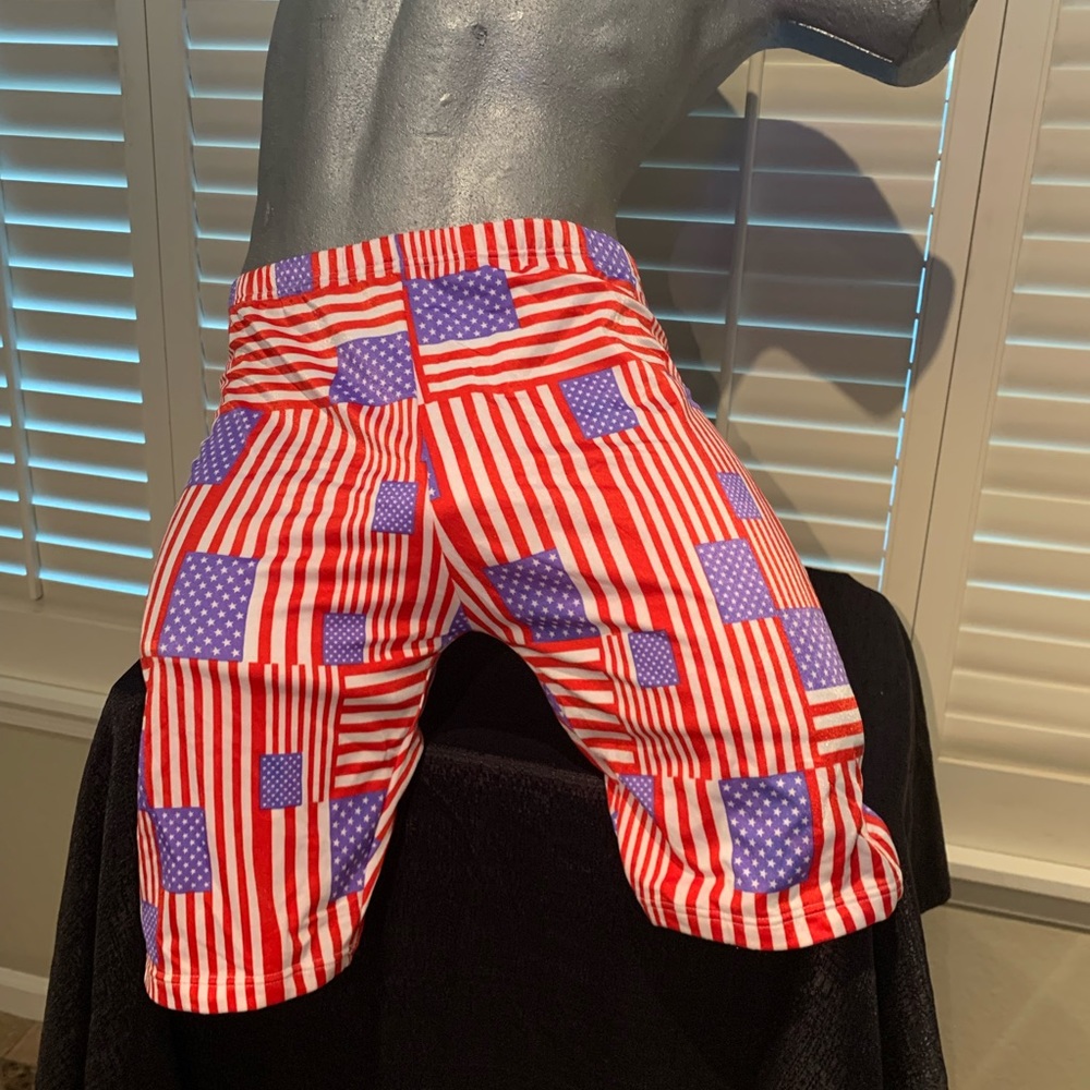 Flag Motif Knee Pant - YY22*